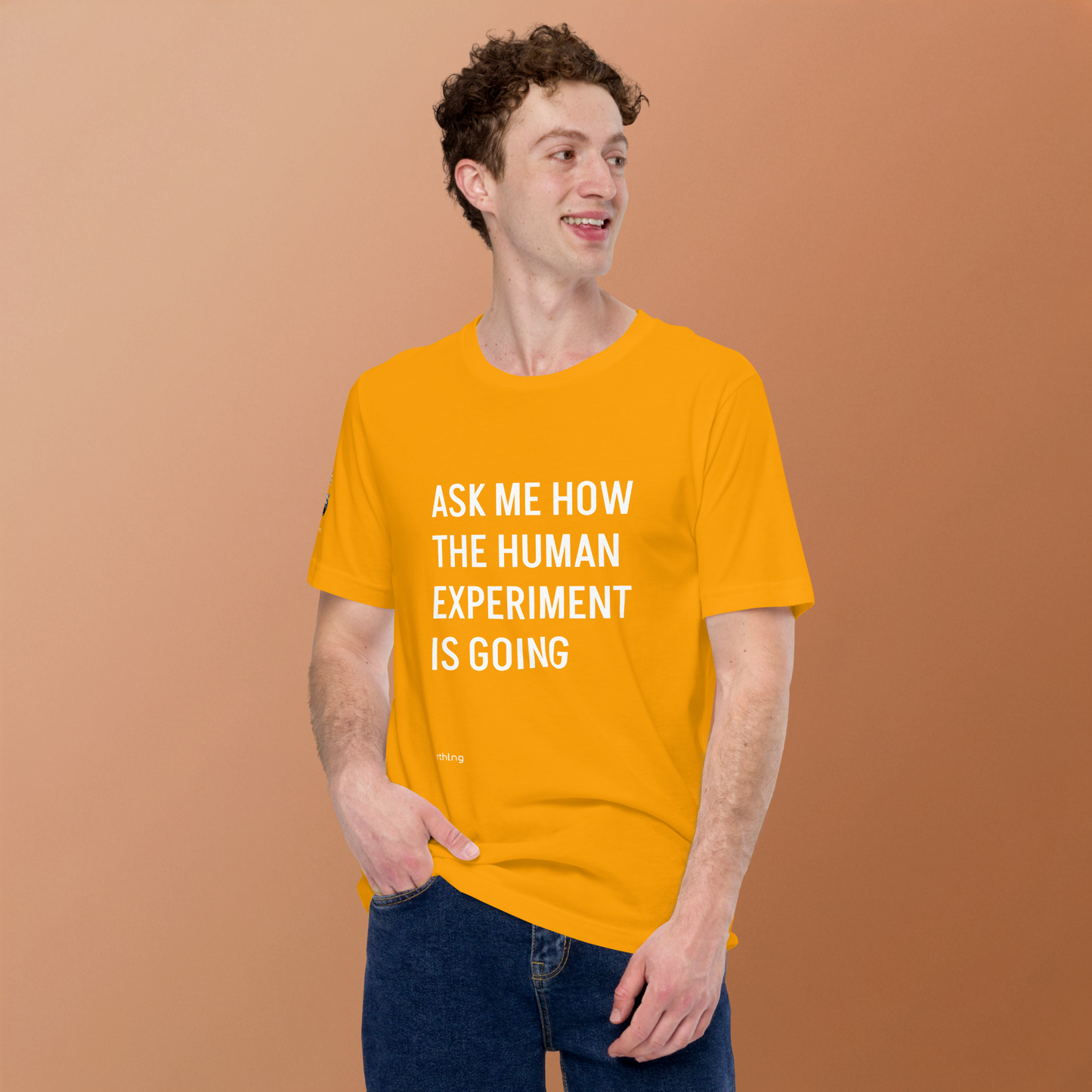THE HUMAN EXPERIMENT Unisex t-shirt | Serious Yuks For Cynical Existentialists