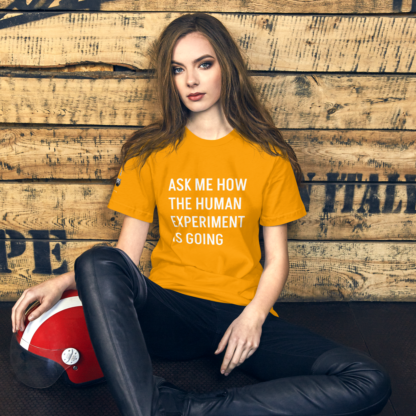 THE HUMAN EXPERIMENT Unisex t-shirt | Serious Yuks For Cynical Existentialists