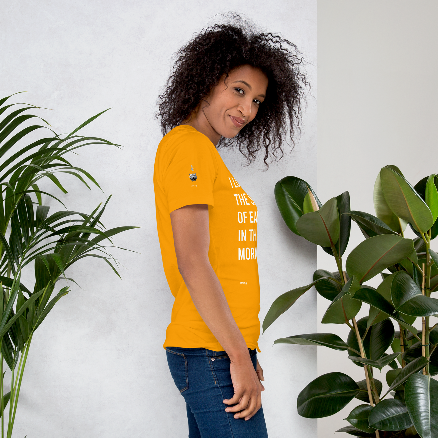 EARTH IN THE MORNING Unisex t-shirt | Turns Out Charlie Surfs Fire