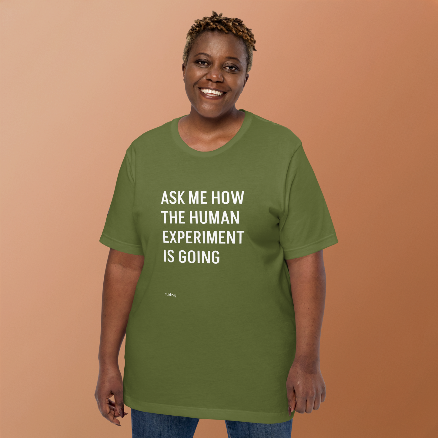 THE HUMAN EXPERIMENT Unisex t-shirt | Serious Yuks For Cynical Existentialists