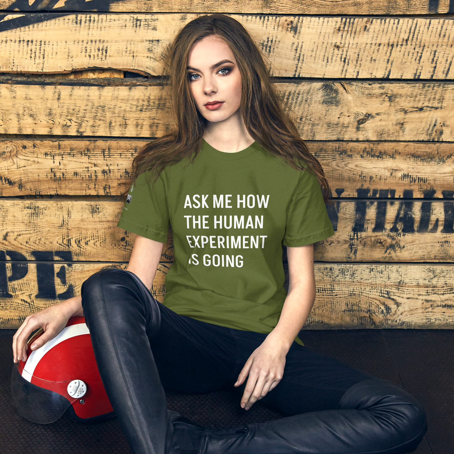 THE HUMAN EXPERIMENT Unisex t-shirt | Serious Yuks For Cynical Existentialists