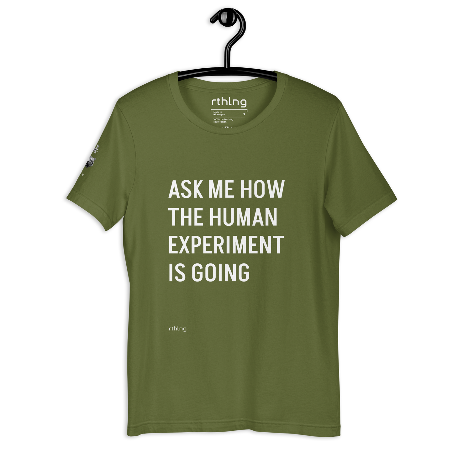 THE HUMAN EXPERIMENT Unisex t-shirt | Serious Yuks For Cynical Existentialists