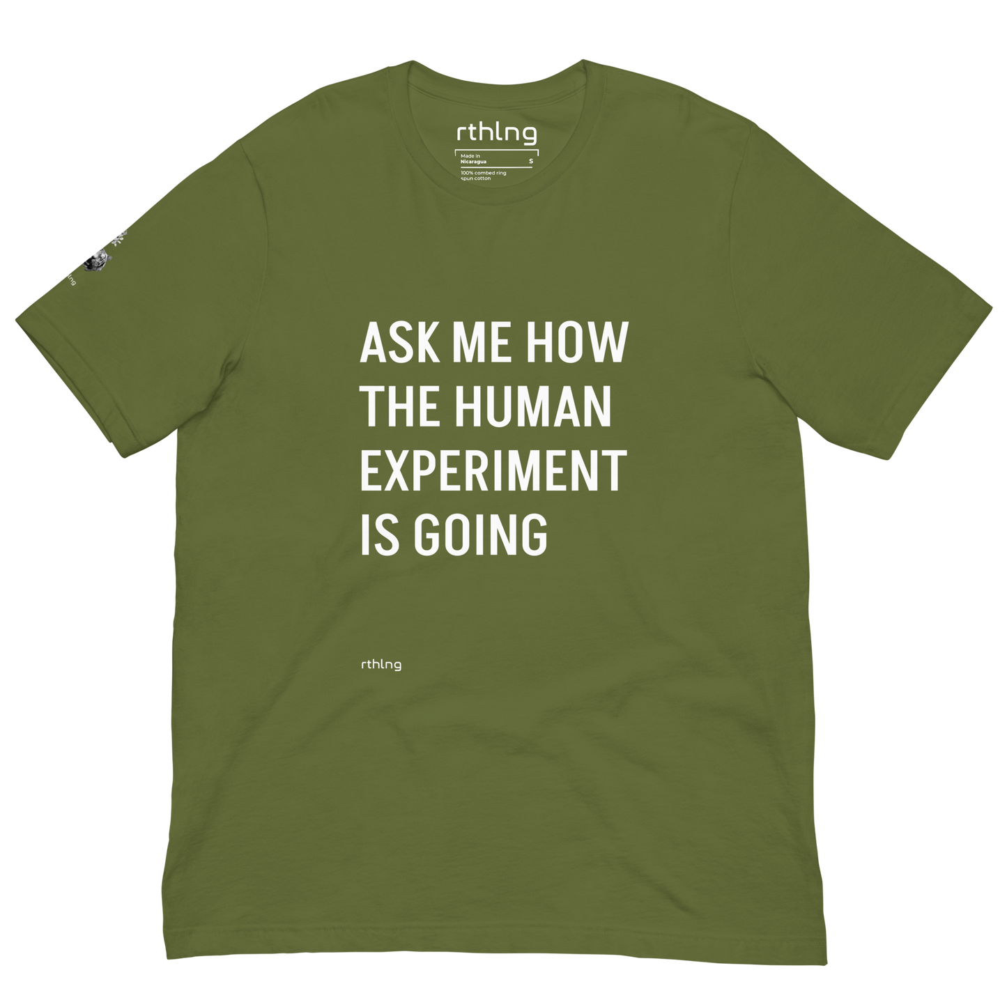 THE HUMAN EXPERIMENT Unisex t-shirt | Serious Yuks For Cynical Existentialists