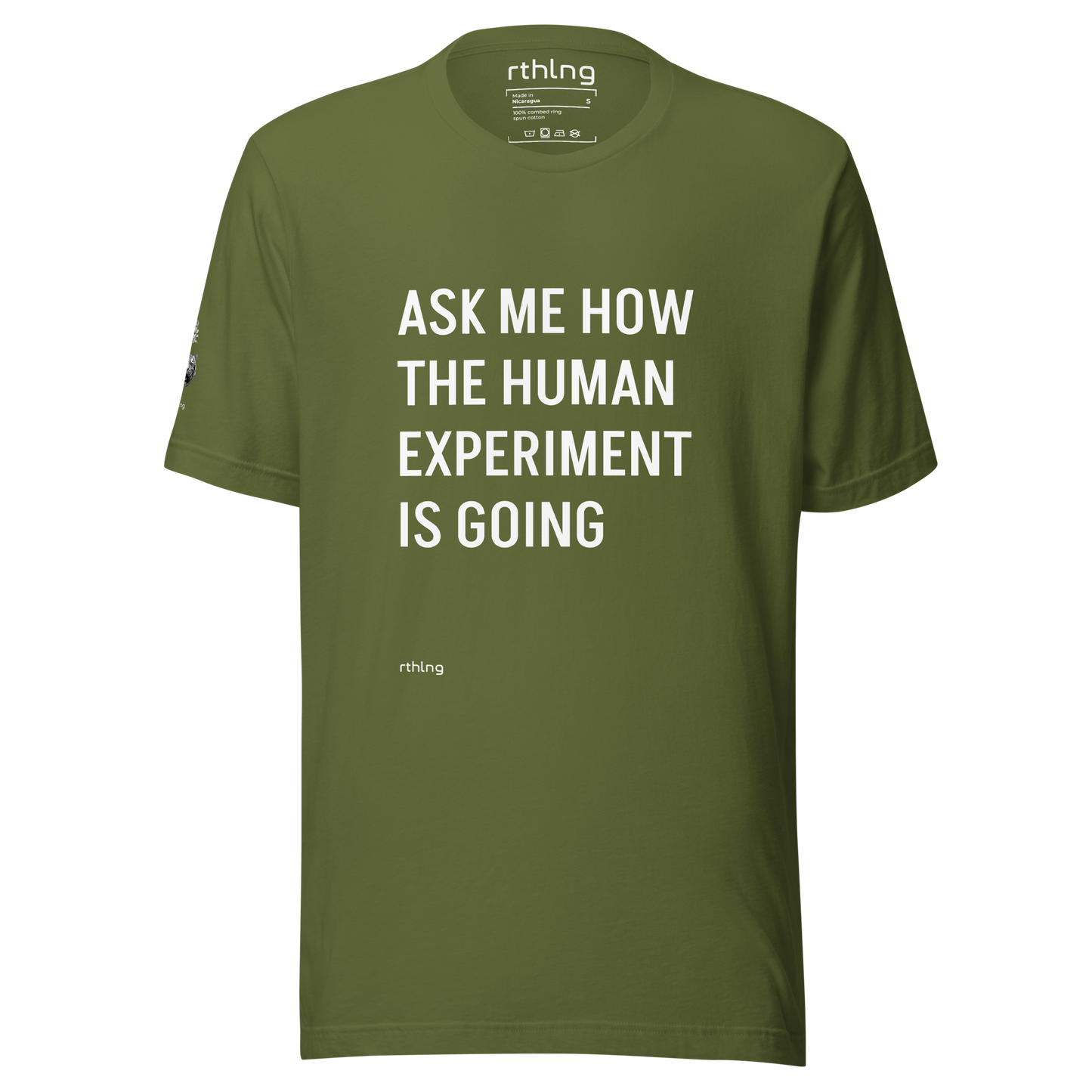 THE HUMAN EXPERIMENT Unisex t-shirt | Serious Yuks For Cynical Existentialists