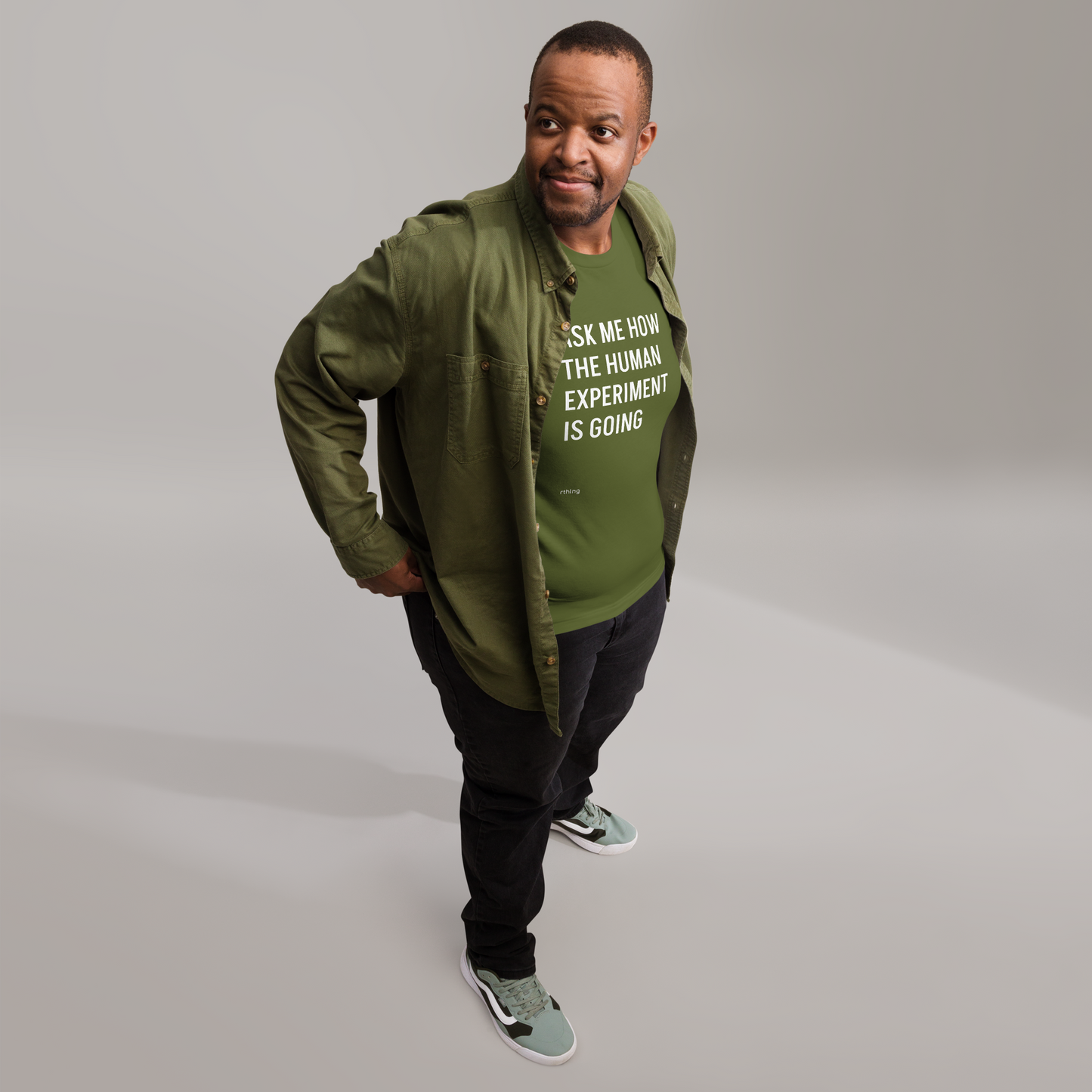 THE HUMAN EXPERIMENT Unisex t-shirt | Serious Yuks For Cynical Existentialists