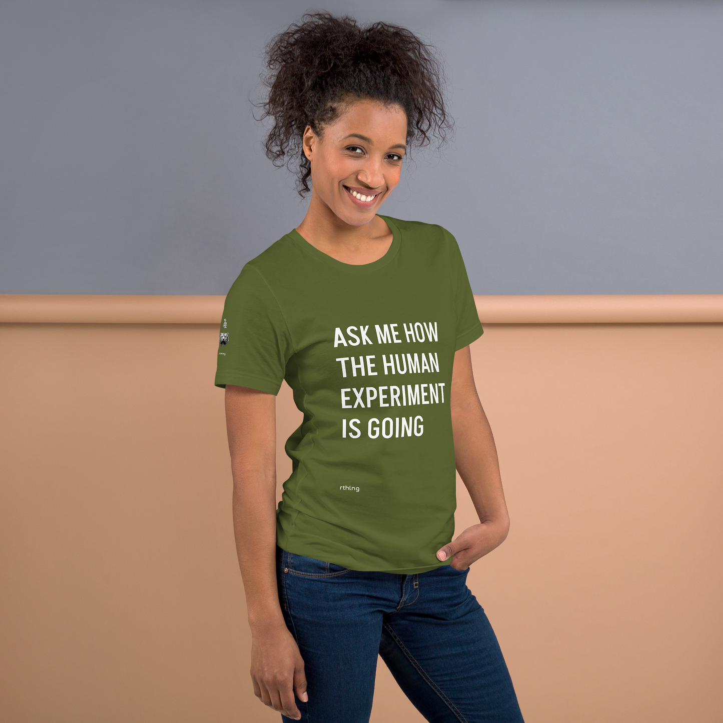 THE HUMAN EXPERIMENT Unisex t-shirt | Serious Yuks For Cynical Existentialists
