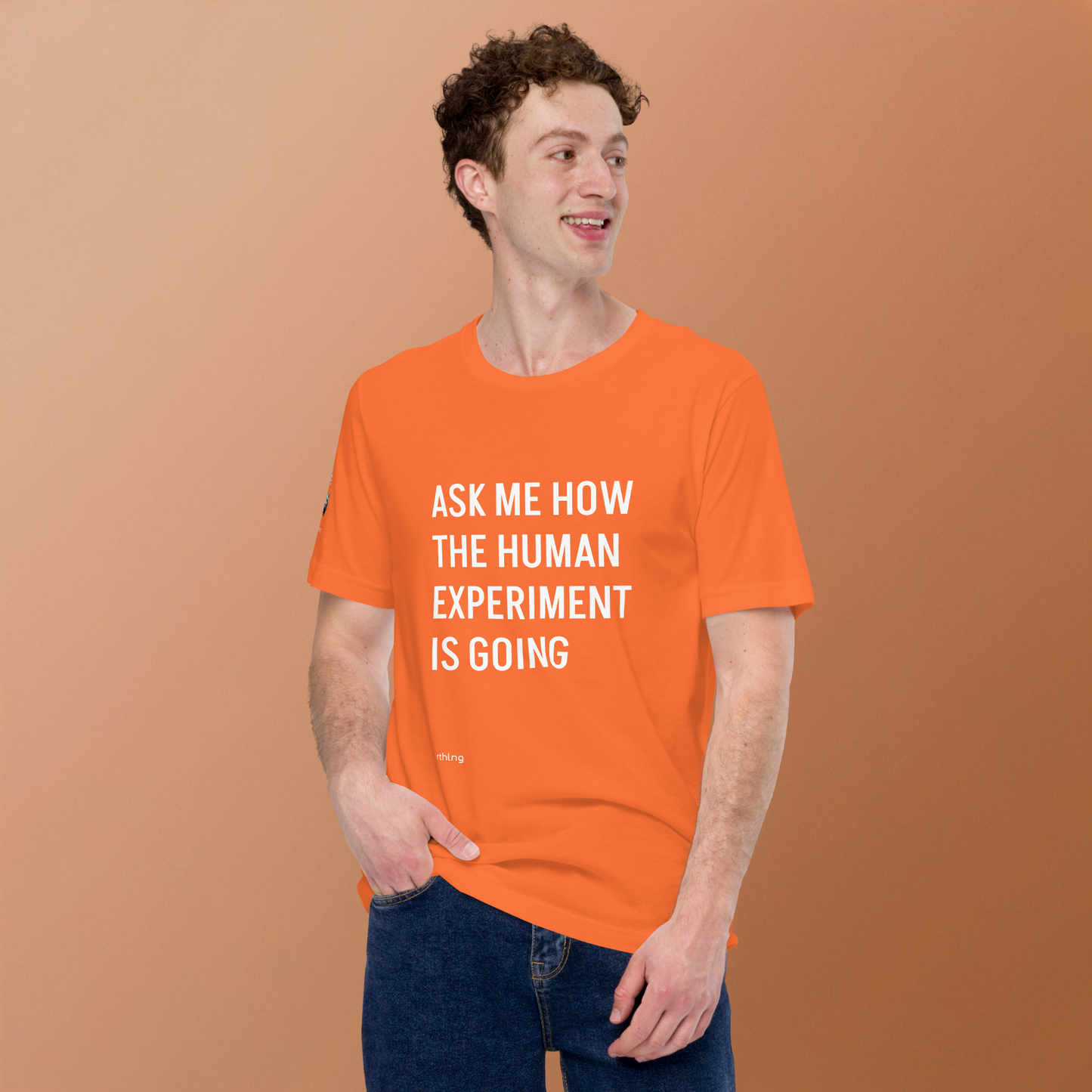 THE HUMAN EXPERIMENT Unisex t-shirt | Serious Yuks For Cynical Existentialists