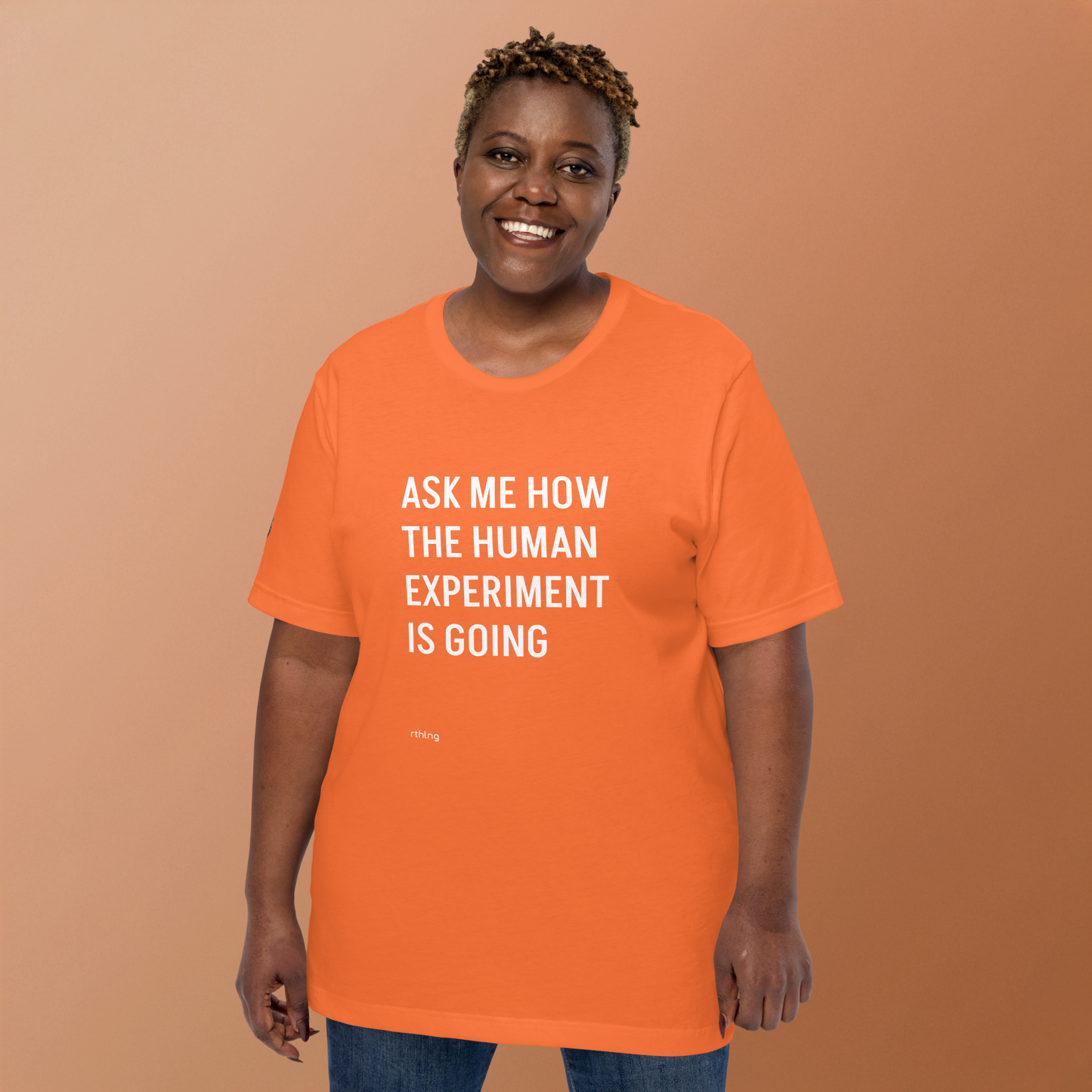 THE HUMAN EXPERIMENT Unisex t-shirt | Serious Yuks For Cynical Existentialists