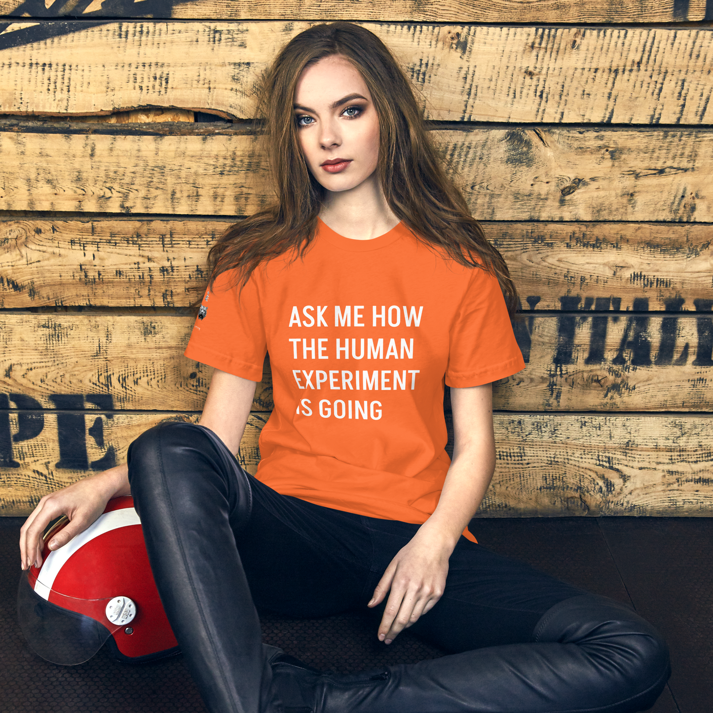 THE HUMAN EXPERIMENT Unisex t-shirt | Serious Yuks For Cynical Existentialists