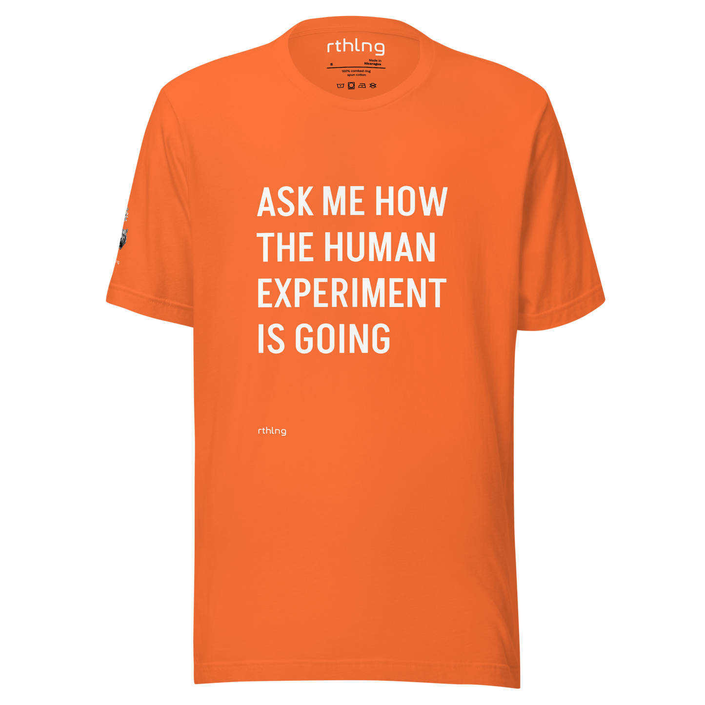 THE HUMAN EXPERIMENT Unisex t-shirt | Serious Yuks For Cynical Existentialists