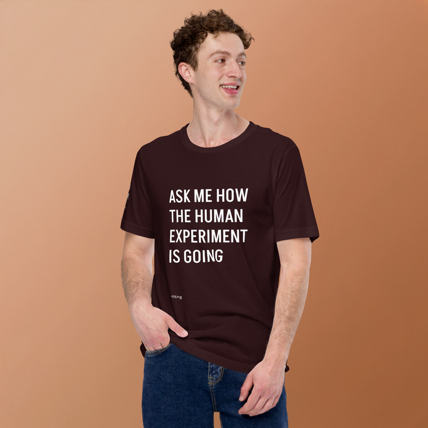 THE HUMAN EXPERIMENT Unisex t-shirt | Serious Yuks For Cynical Existentialists