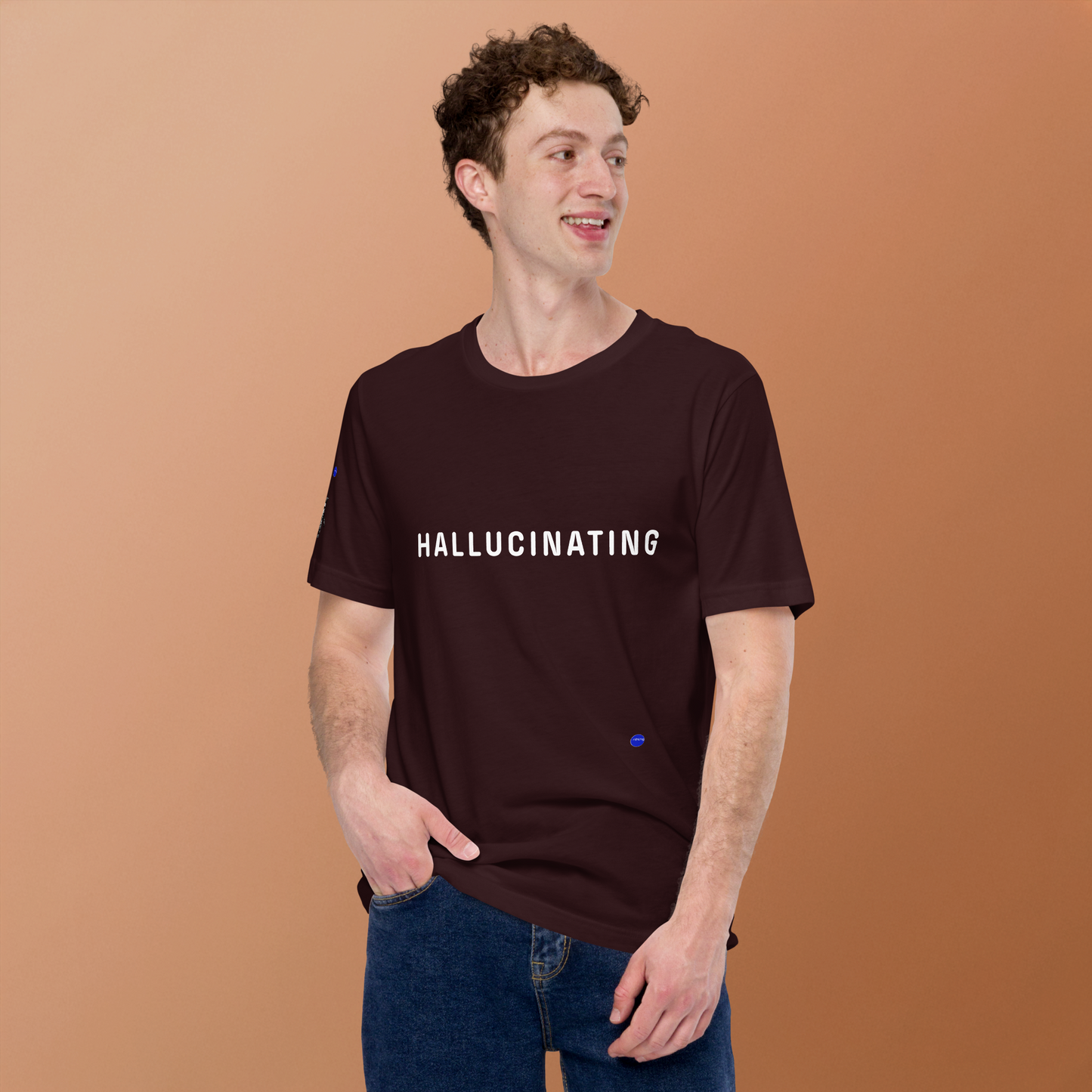 Hallucinating Unisex t-shirt Cosmic Graphic Tees & Philosophical Streetwear