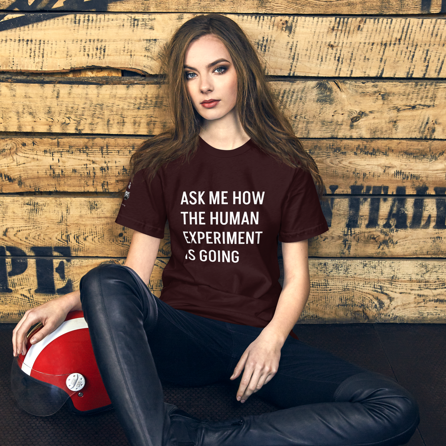 THE HUMAN EXPERIMENT Unisex t-shirt | Serious Yuks For Cynical Existentialists