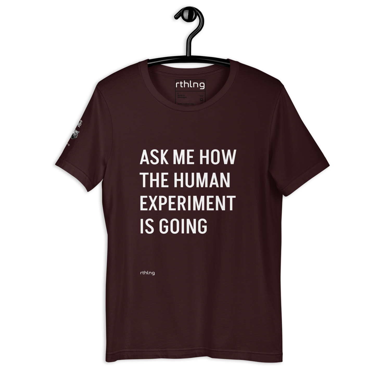 THE HUMAN EXPERIMENT Unisex t-shirt | Serious Yuks For Cynical Existentialists