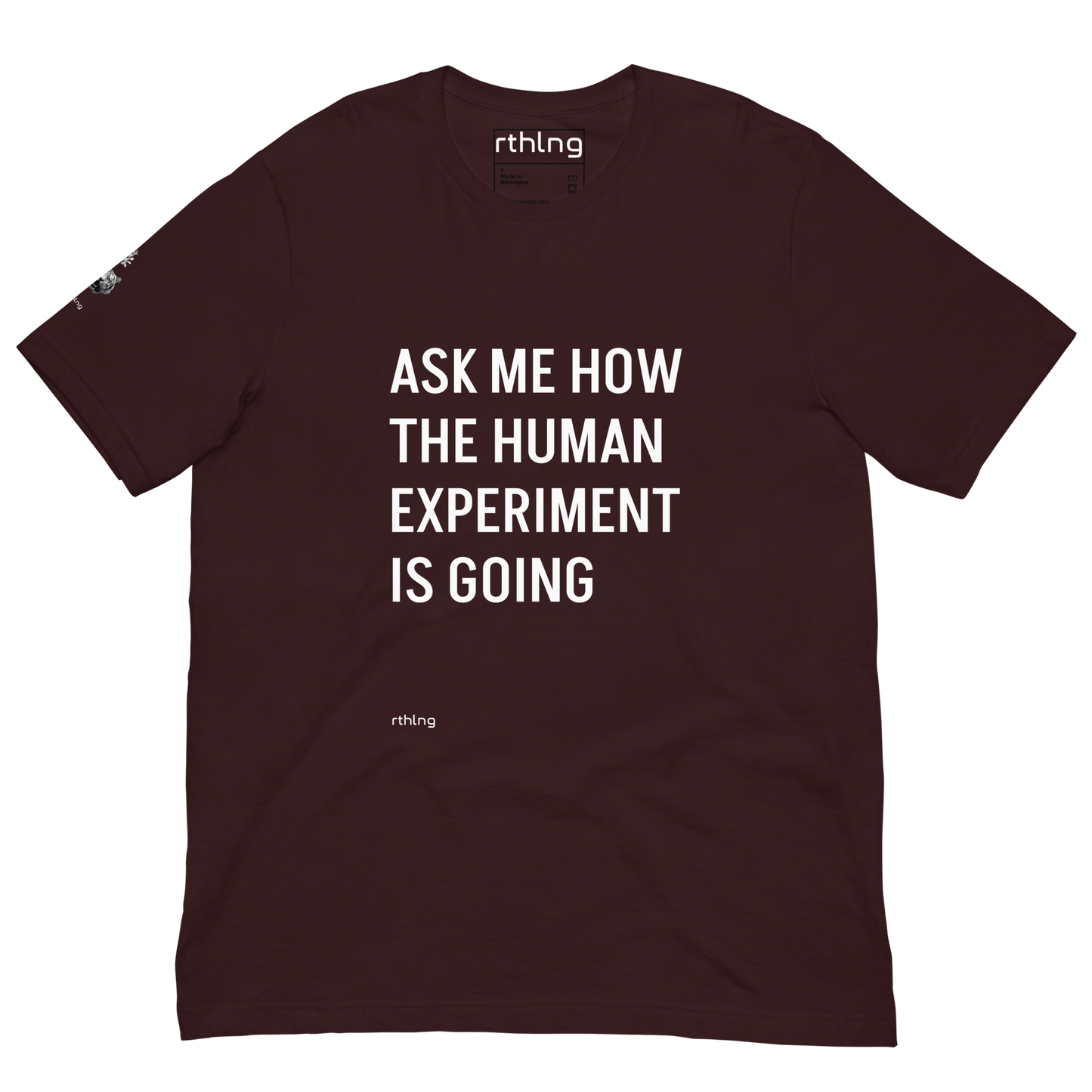 THE HUMAN EXPERIMENT Unisex t-shirt | Serious Yuks For Cynical Existentialists