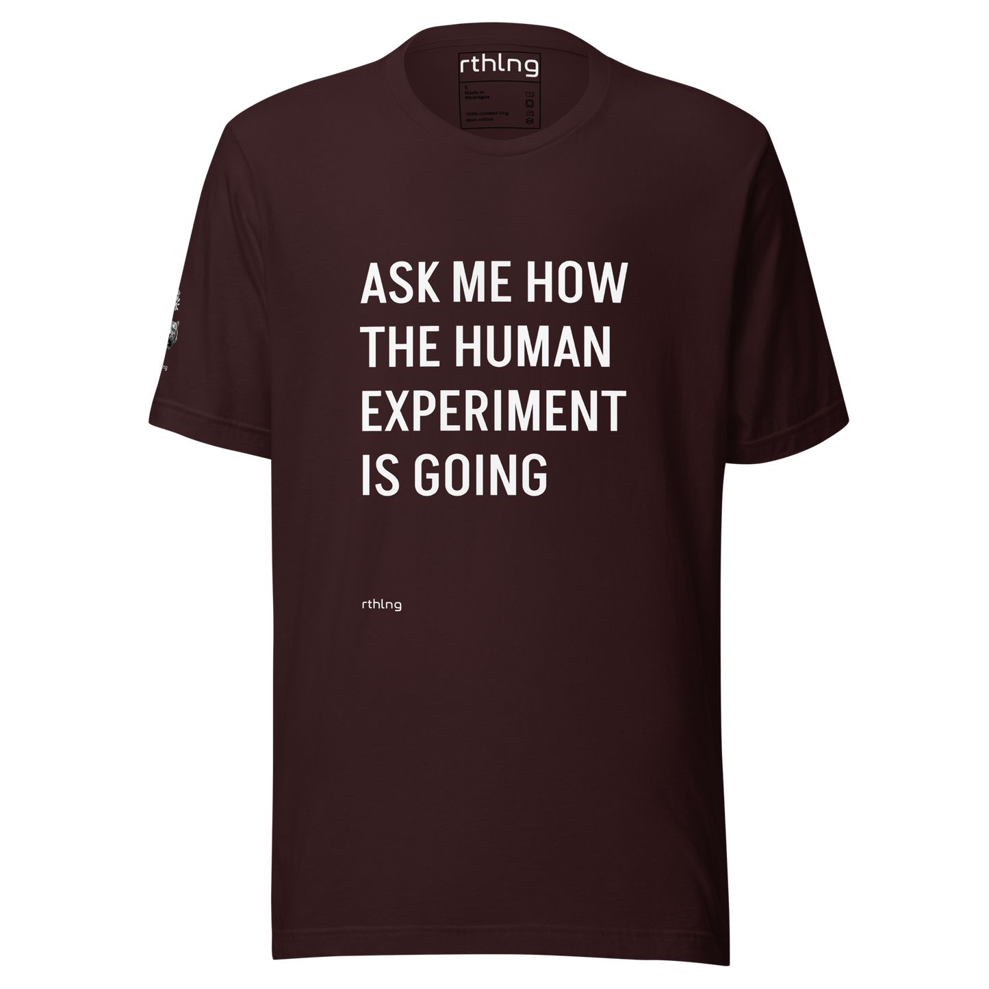 THE HUMAN EXPERIMENT Unisex t-shirt | Serious Yuks For Cynical Existentialists
