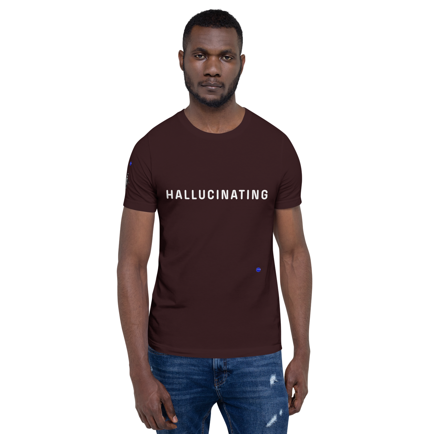 Hallucinating Unisex t-shirt Cosmic Graphic Tees & Philosophical Streetwear