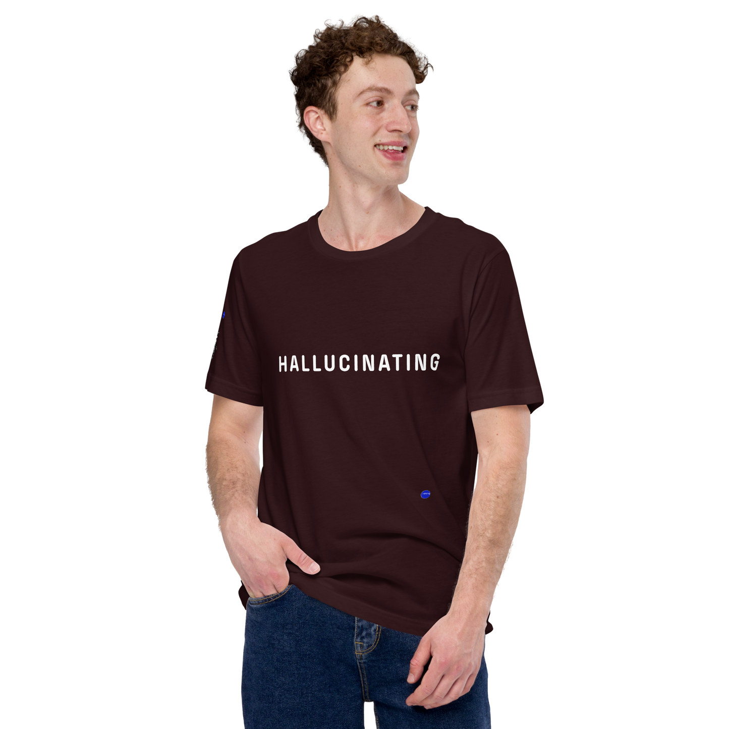 Hallucinating Unisex t-shirt Cosmic Graphic Tees & Philosophical Streetwear