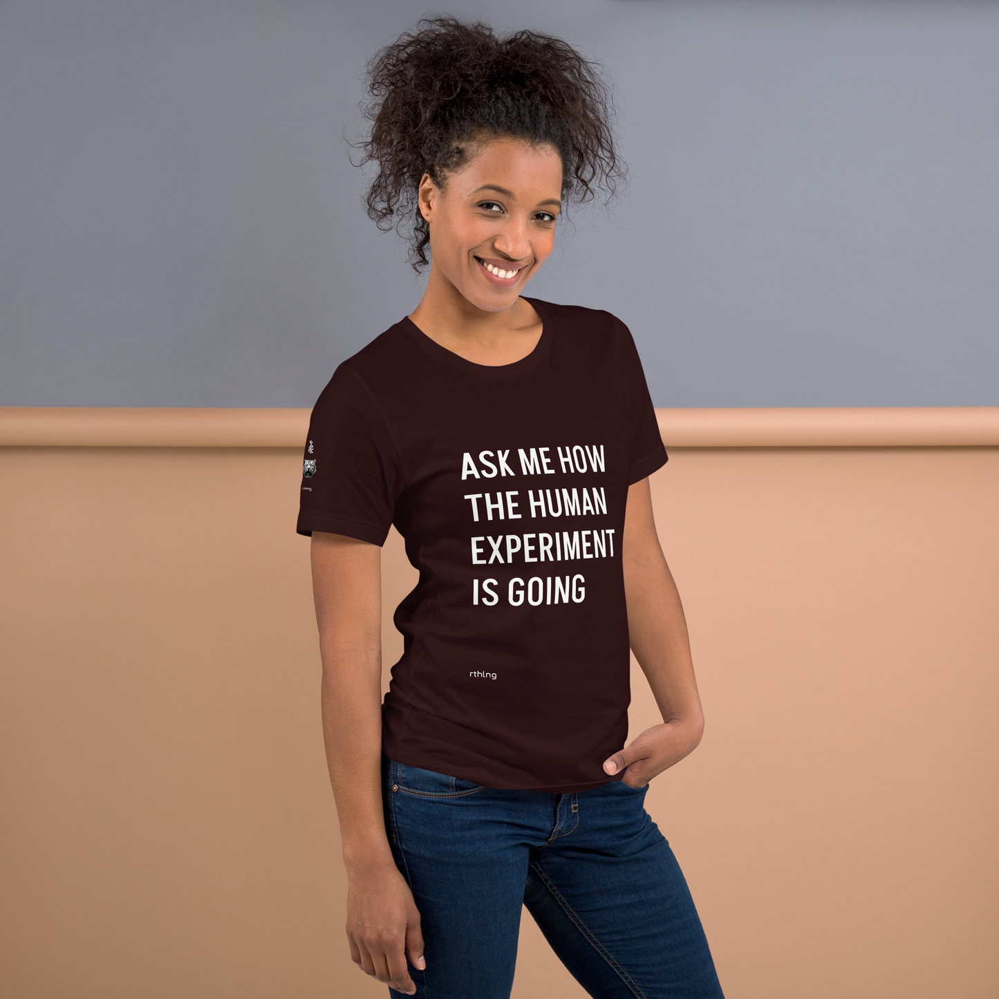 THE HUMAN EXPERIMENT Unisex t-shirt | Serious Yuks For Cynical Existentialists