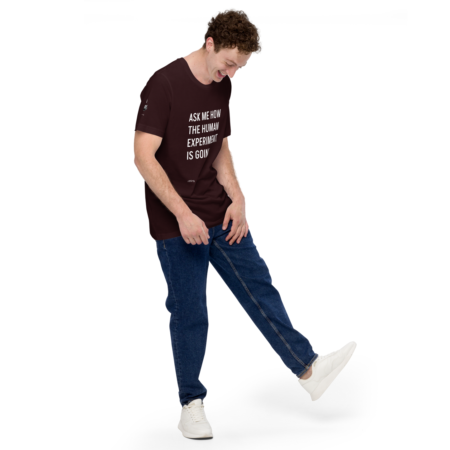 THE HUMAN EXPERIMENT Unisex t-shirt | Serious Yuks For Cynical Existentialists