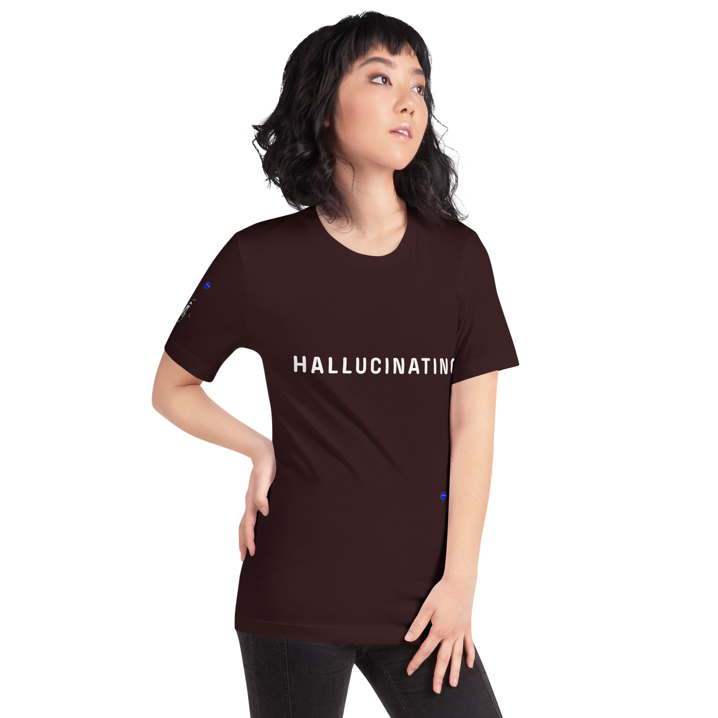 Hallucinating Unisex t-shirt Cosmic Graphic Tees & Philosophical Streetwear