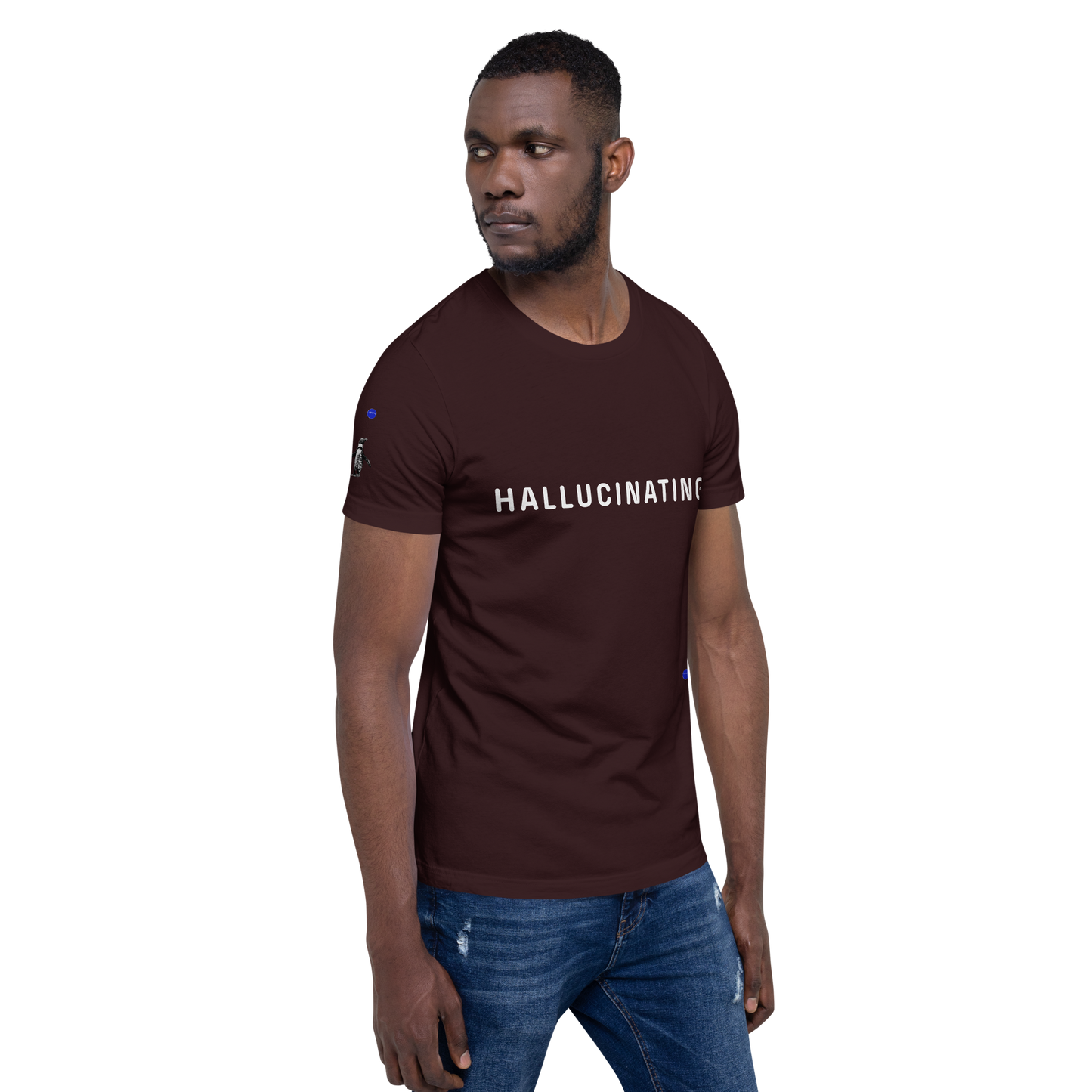 Hallucinating Unisex t-shirt Cosmic Graphic Tees & Philosophical Streetwear