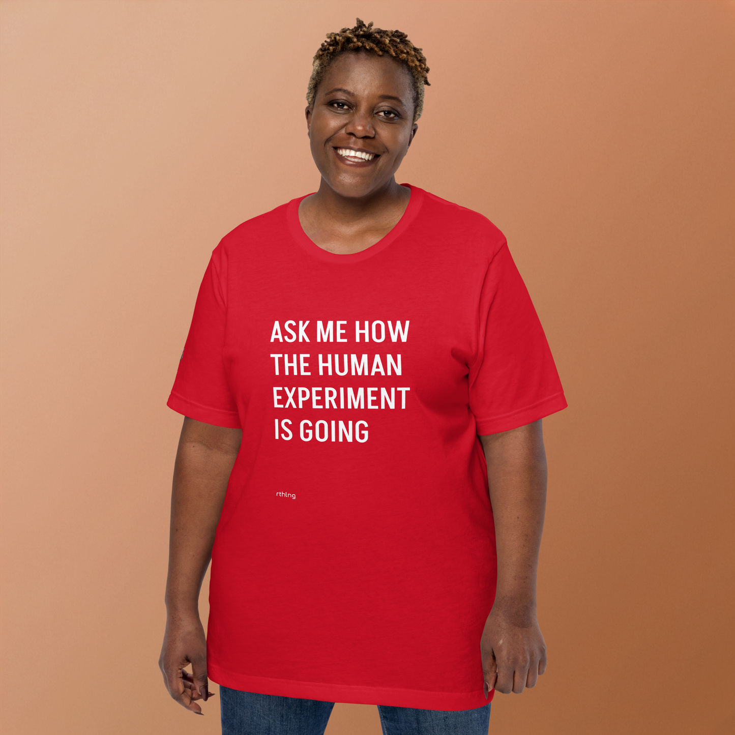 THE HUMAN EXPERIMENT Unisex t-shirt | Serious Yuks For Cynical Existentialists