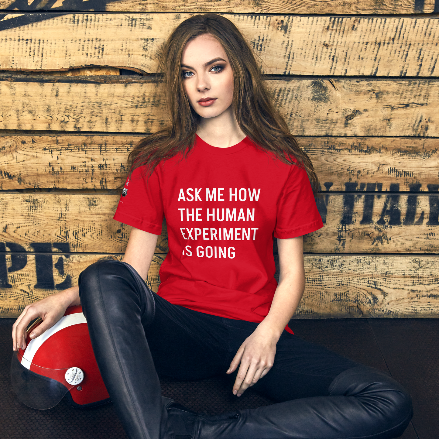 THE HUMAN EXPERIMENT Unisex t-shirt | Serious Yuks For Cynical Existentialists