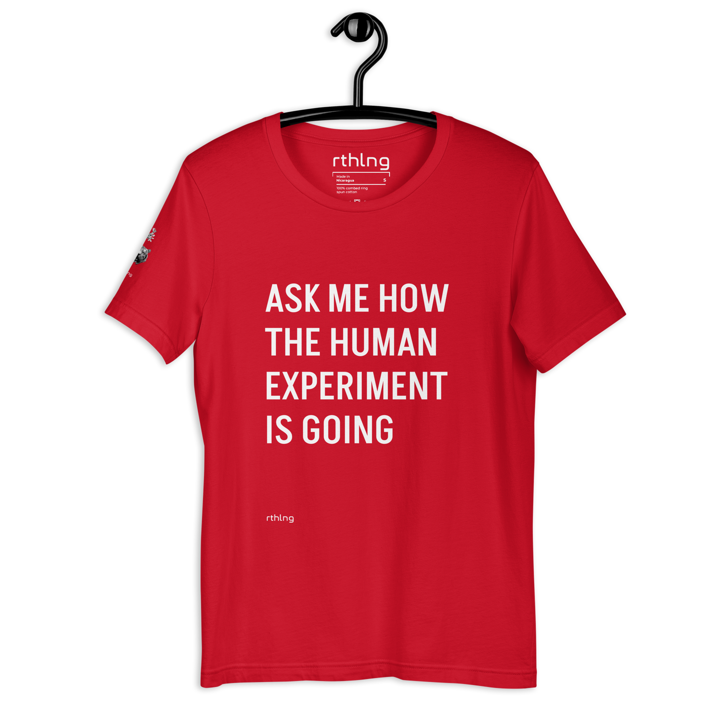 THE HUMAN EXPERIMENT Unisex t-shirt | Serious Yuks For Cynical Existentialists