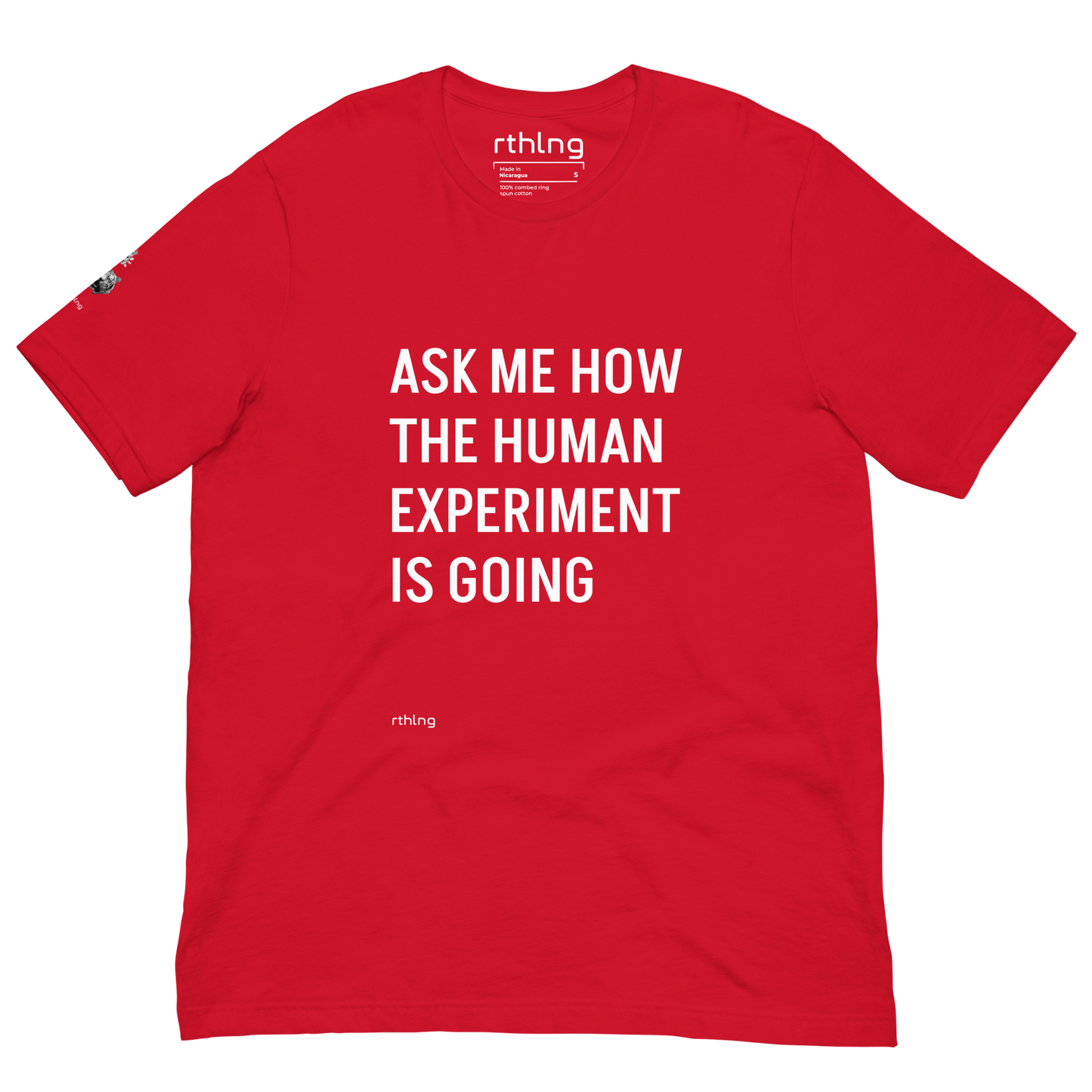 THE HUMAN EXPERIMENT Unisex t-shirt | Serious Yuks For Cynical Existentialists
