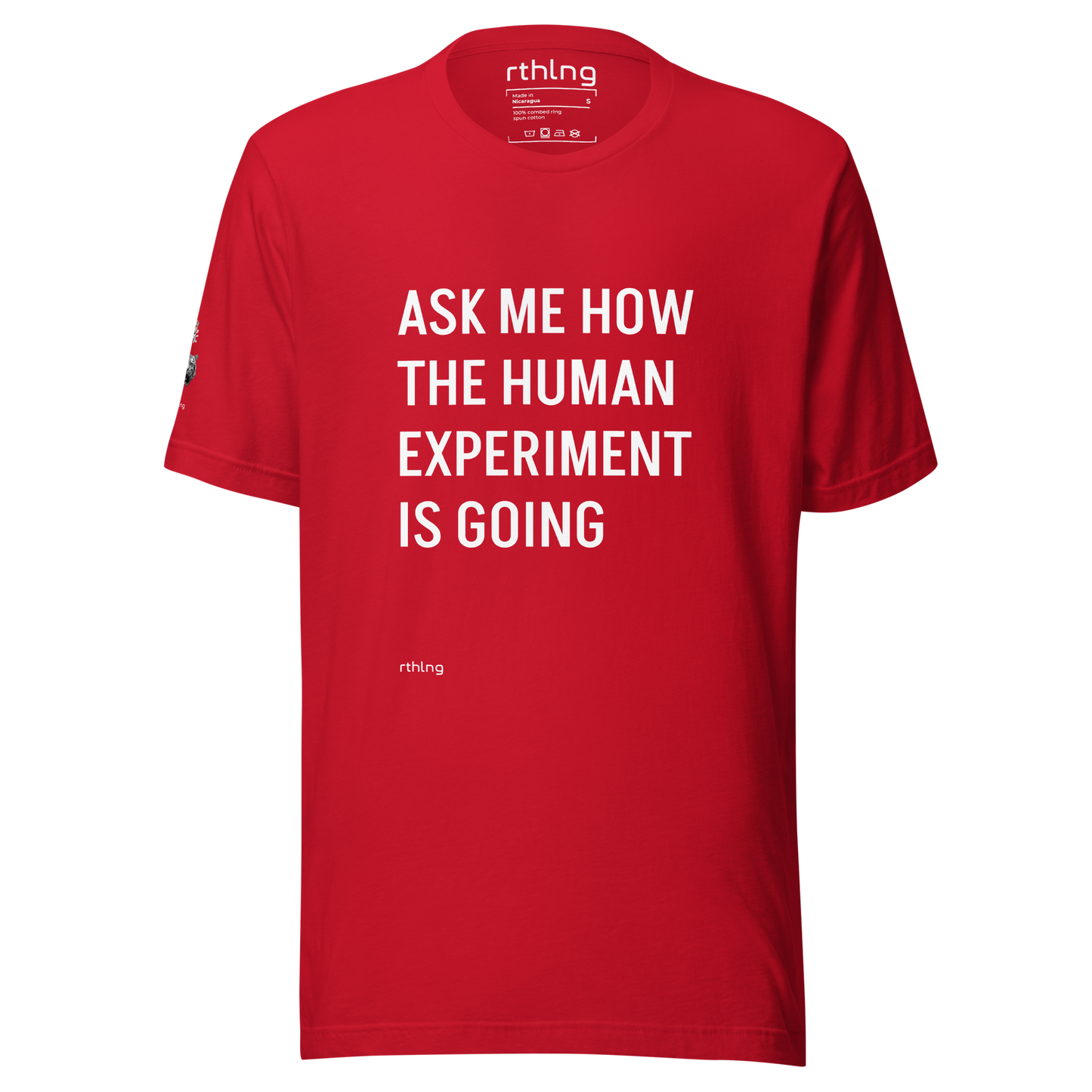 THE HUMAN EXPERIMENT Unisex t-shirt | Serious Yuks For Cynical Existentialists