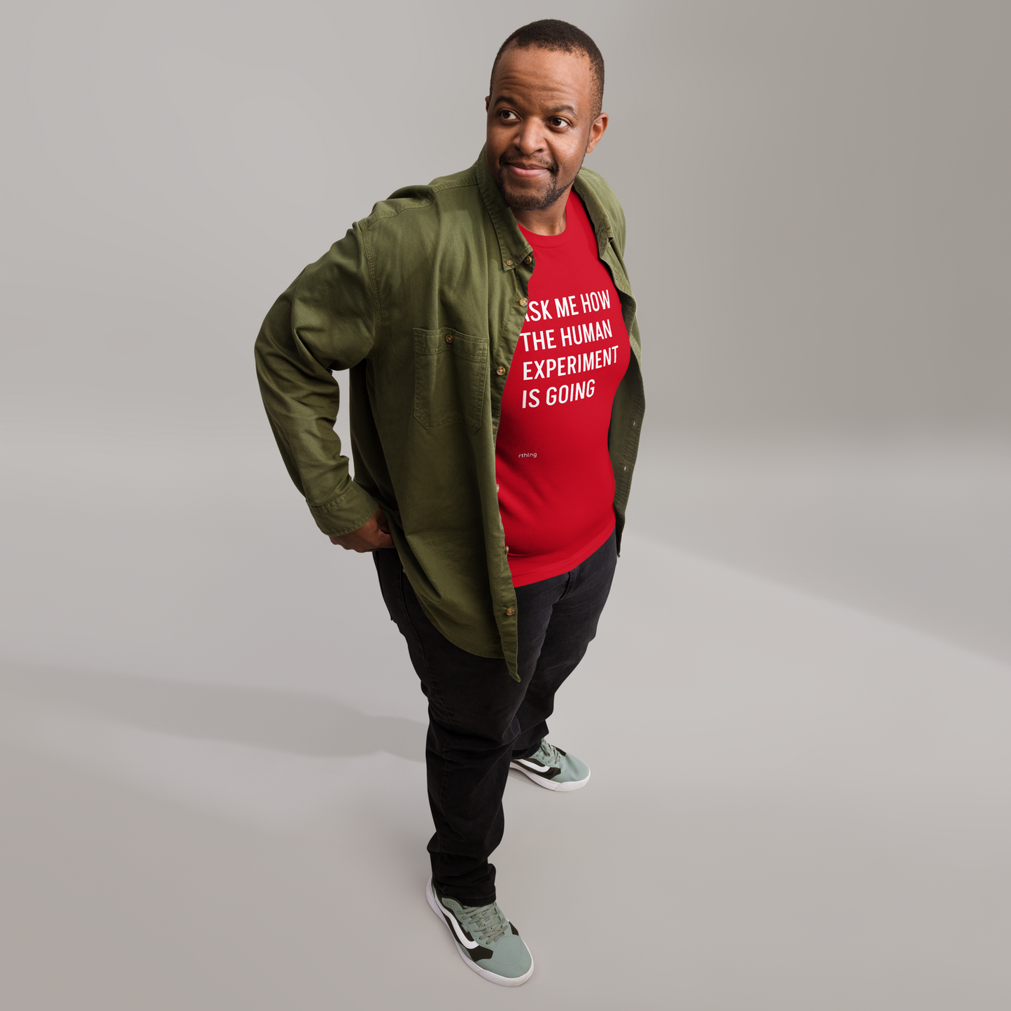 THE HUMAN EXPERIMENT Unisex t-shirt | Serious Yuks For Cynical Existentialists