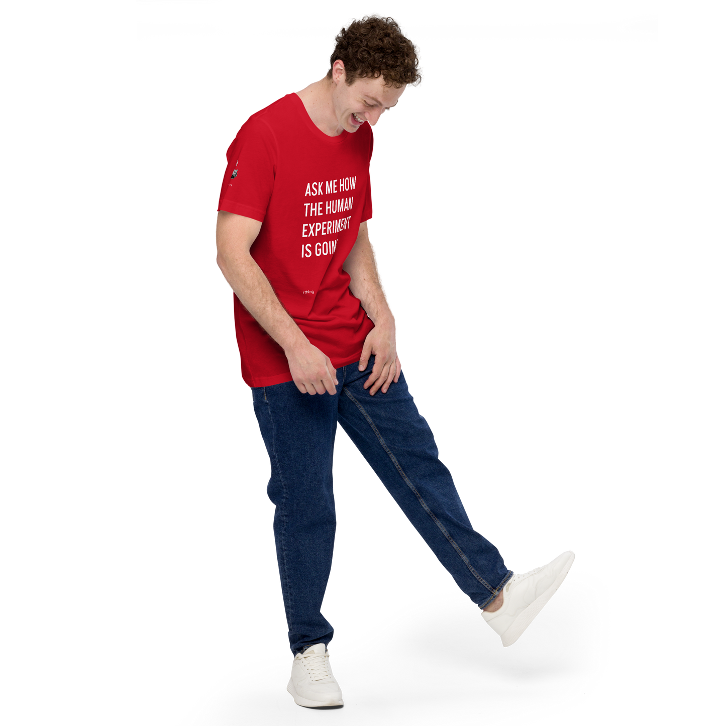 THE HUMAN EXPERIMENT Unisex t-shirt | Serious Yuks For Cynical Existentialists