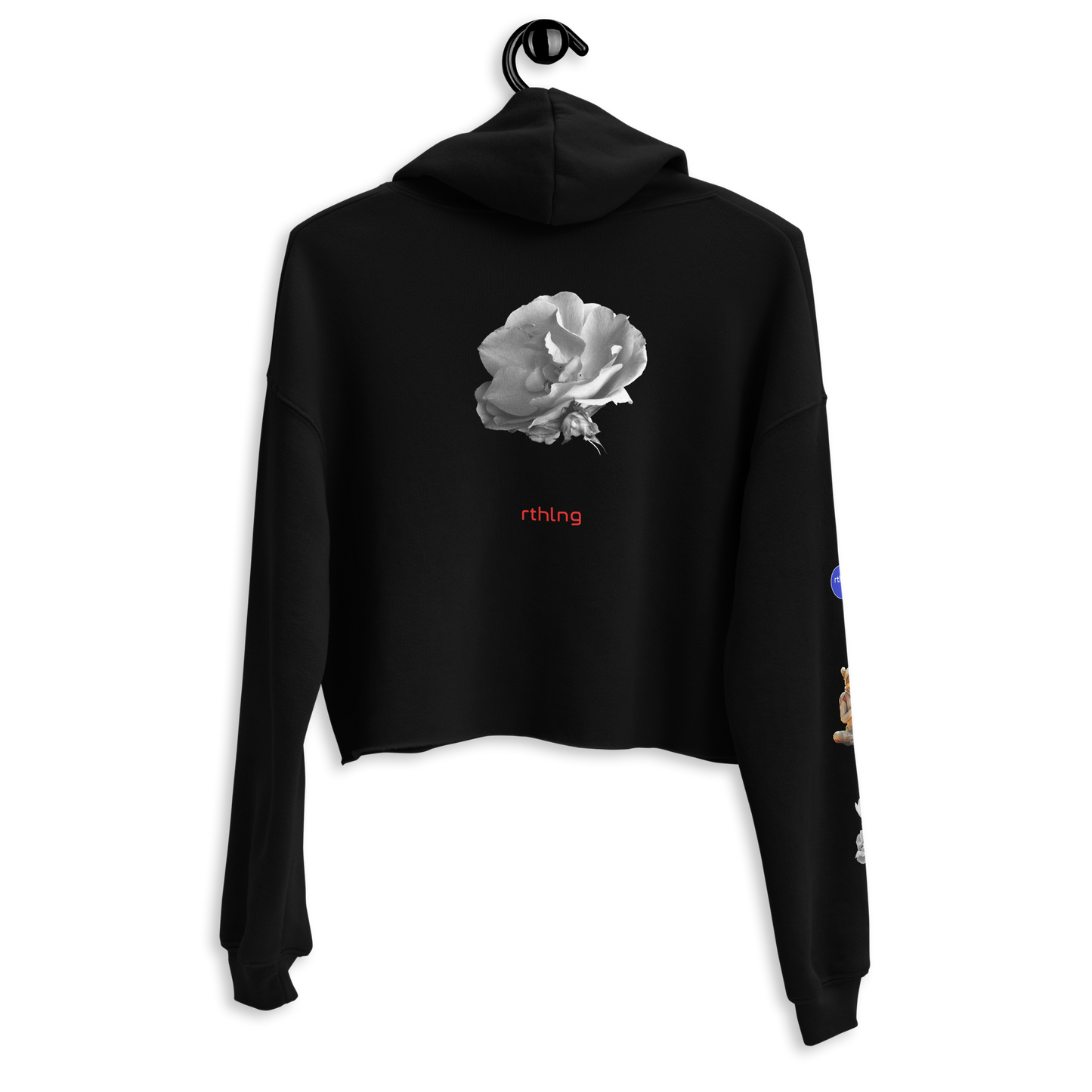 RADAR PETAL FLWR Crop Hoodie